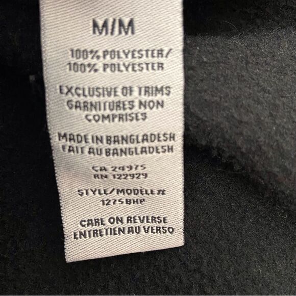 Nhl Les Canadiens CH hockey kids fleece medium Official Hockey league black grey - Picture 4 of 10